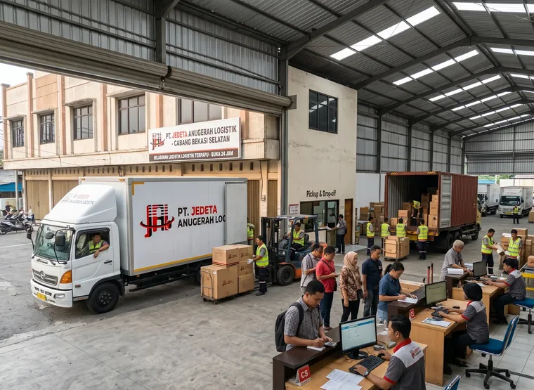 Operasional logistik dan armada Jedeta
